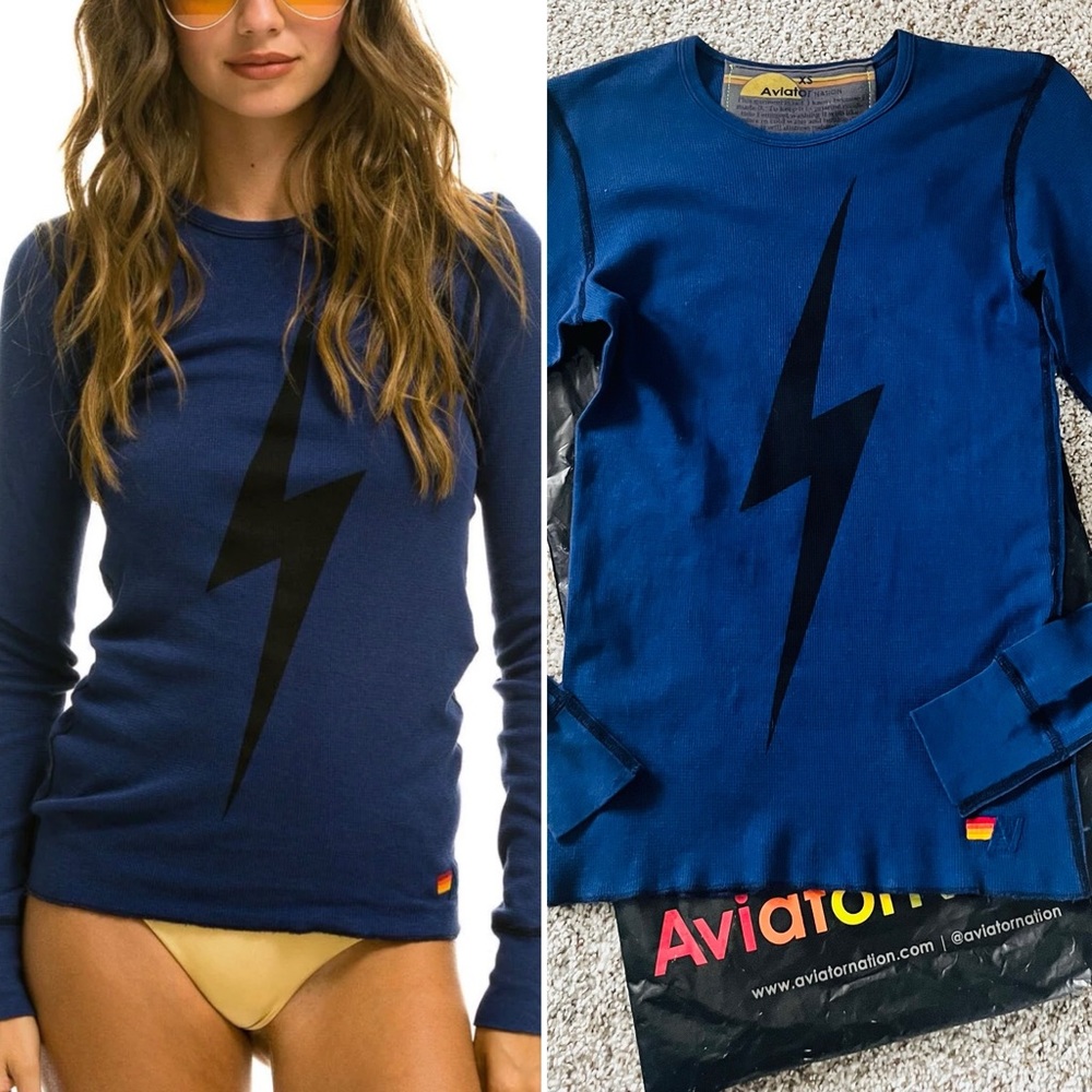 Aviator Nation Bolt Thermal Top